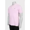 Men's pink polo shirt