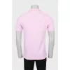 Men's pink polo shirt