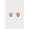 Creativity Circle gold earrings