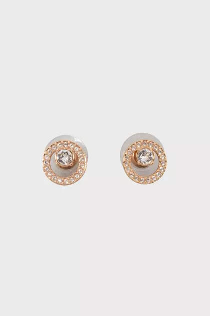 Creativity Circle gold earrings