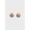 Creativity Circle gold earrings