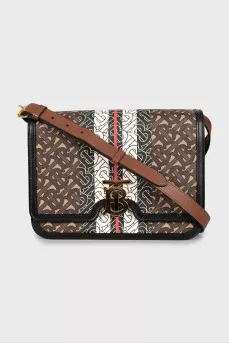 Bag in signature TB print