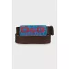 Men's belt with logo on buckle