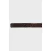 Men's belt with logo on buckle