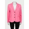 Pink fitted jacket
