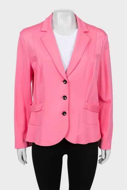 Pink fitted jacket