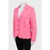 Pink fitted jacket
