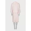 Wool suit with skirt