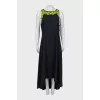 Embellished maxi dress with tag