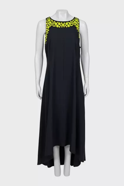 Embellished maxi dress with tag