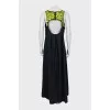 Embellished maxi dress with tag