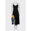 Knitted dress with straps