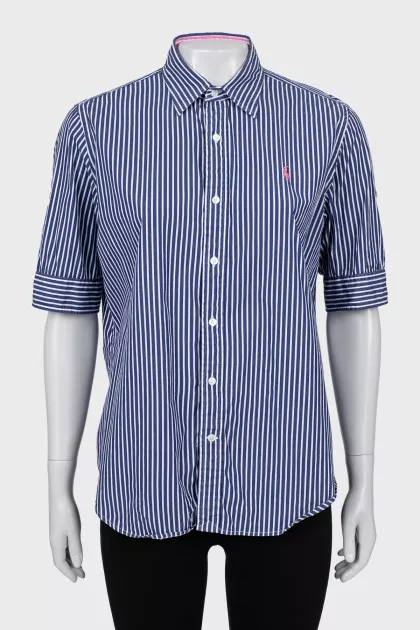 Striped short sleeve shirt