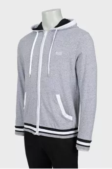 Men's sweatshirt in combined colors