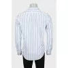 Men's striped straight shirt