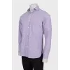 Men's straight check shirt
