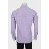 Men's straight check shirt