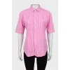 Striped short sleeve shirt