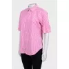 Striped short sleeve shirt