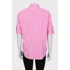 Striped short sleeve shirt