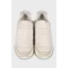 Mixed color quilted sneakers
