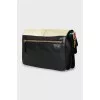 Mixed color bag with chain
