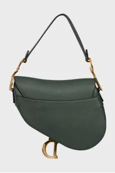 Зеленая сумка Saddle