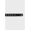 Black belt with silver buckle