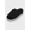 High-soled flip-flops