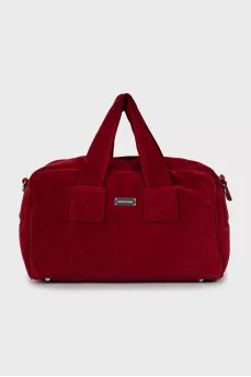Boston bag with tag