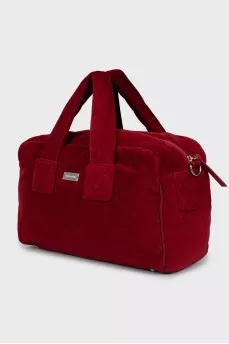 Boston bag with tag