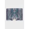 Silk scarf in abstract print