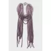 Multilayer beaded necklace