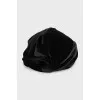 Black velor turban