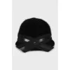 Black brimmed hat