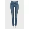 Blue skinny jeans