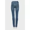 Blue skinny jeans