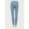Embroidered skinny jeans