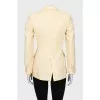 Light yellow cashmere jacket