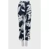 Floral jeans