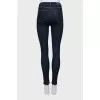 High-waisted skinny jeans