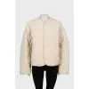 Oversized quilted jacket