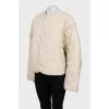 Oversized quilted jacket