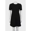 Wool dress with decor on the back