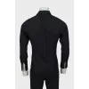 Men's fitted black shirt