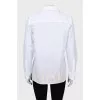 White shirt with text print