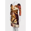 Bodycon dress in abstract print