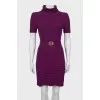 Violet knitted dress