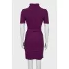 Violet knitted dress
