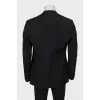 Slim fit men's wool jacket
